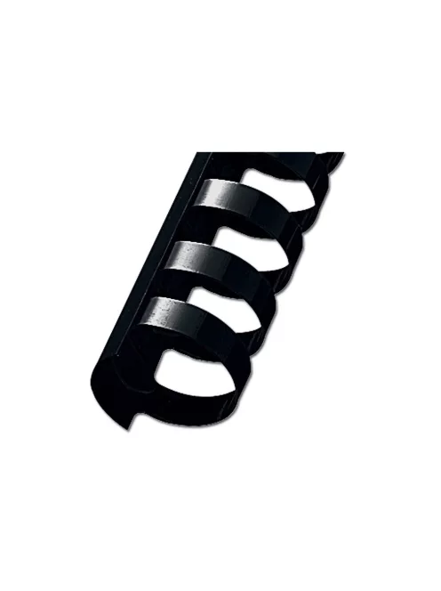 Spirál műanyag, 45mm, 50 db/doboz, Fornax fekete