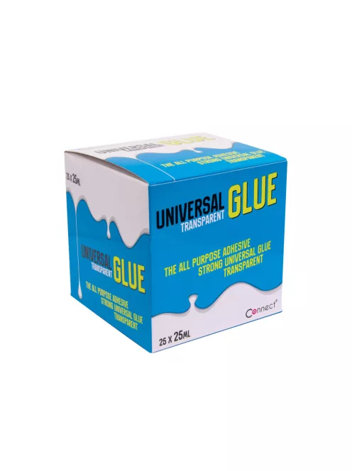 Ragasztó folyékony, univerzális, 25g, Connect