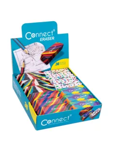 Radír Connect 36 db/kínáló doboz mintás