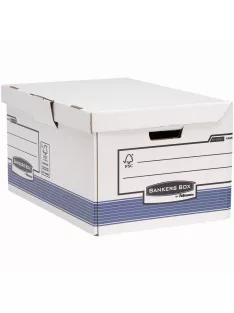   Archiváló konténer csapófedéllel, karton, 310 x 390 x 560 mm., Bankers Box System by Fellowes® 2 db/csomag, kék/fehér