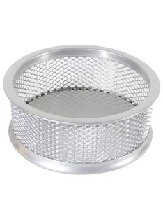 Fémhálós gemkapocstartó Fornax, ezüst