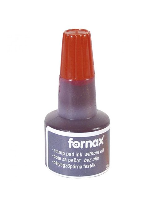 Bélyegzőpárna festék FORNAX 30 ml piros