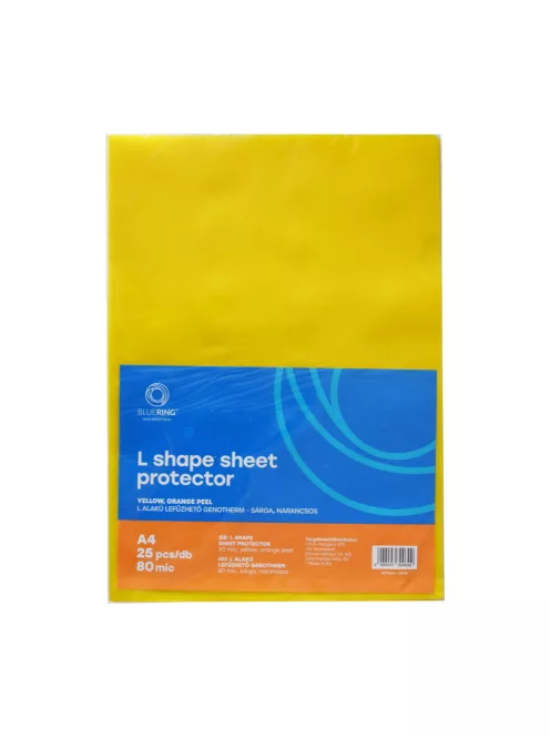 Genotherm 'L' A4, 80 micron sárga 25 db/csomag, Bluering®,