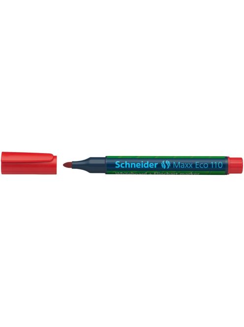Tábla- és flipchart marker utántölthető 1-3 mm kúpos PIROS Maxx Eco 110 SCHNEIDER