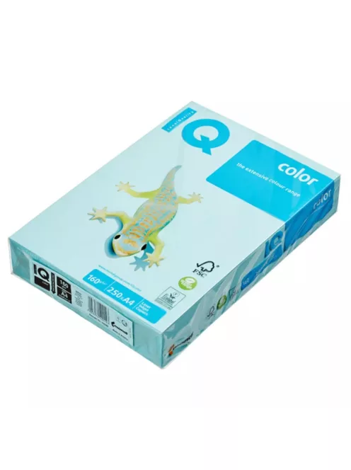 Másolópapír, színes, A3, 160g. IQ MB30 250 ív/csomag, pasztell középkék
