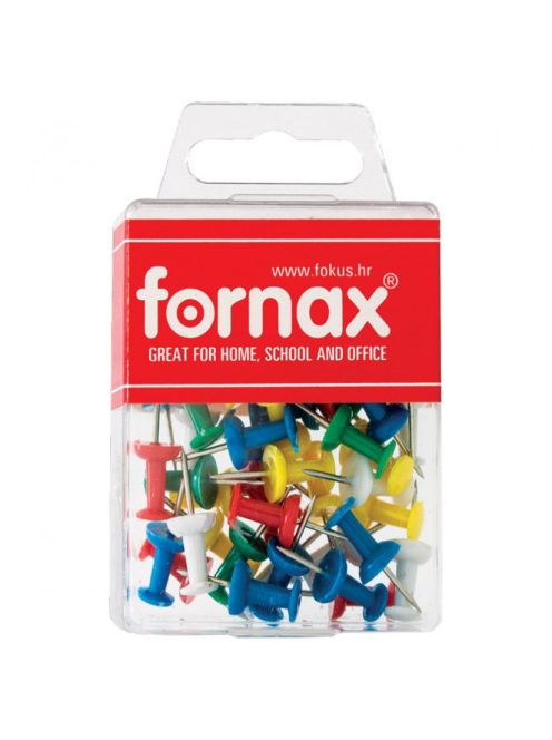 Térképtű FORNAX BC-23 színes, 50db, műanyag dobozban