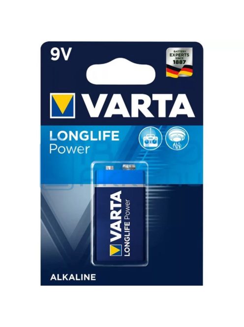 Elem 9V 6LR61 Longlife Power 1db/csomag VARTA