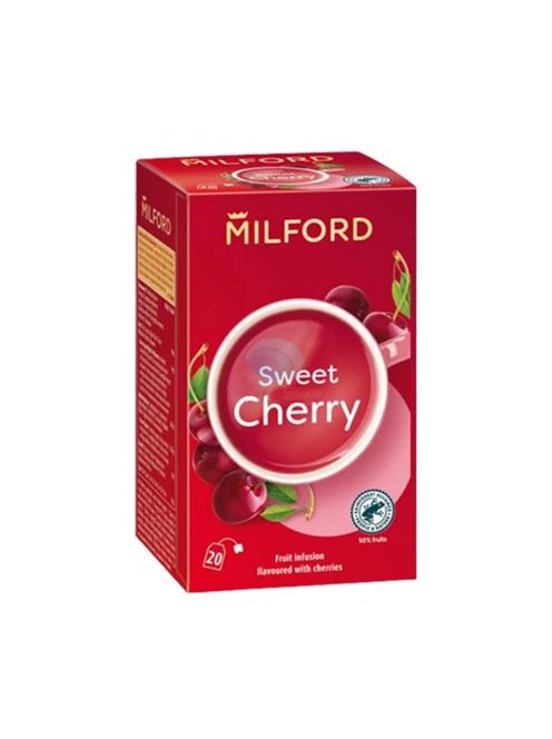 Fekete tea 20x2 g Milford, SWEET CHERRY cseresznye