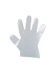 Fólia kesztyű egyszer használatos 100 db/csomag