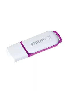 Pendrive USB 3.0 64Gb. Snow Edition Philips fehér-lila