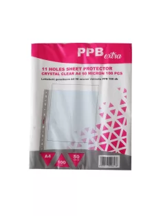   Genotherm lefűzhető, A4, 50 micron víztiszta PPB Extra 100 db/csomag,