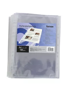   Genotherm lefűzhető A4, 150 micron, víztiszta Fornax 100 dbcsomag,