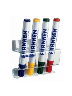   Táblamarker tartó mágneses 4 db marker tárolására alkalmas  átlátszó Z1981 Franken