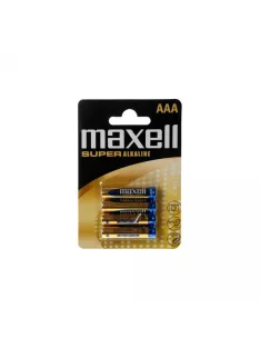   Elem AAA mikro LR03 1,5V Super tartós alkaline 4 db/csomag, Maxell