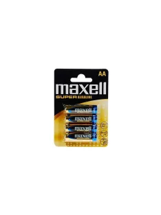   Elem AA ceruza LR6 1,5V super tartós alkaline 4 db/csomag, Maxell