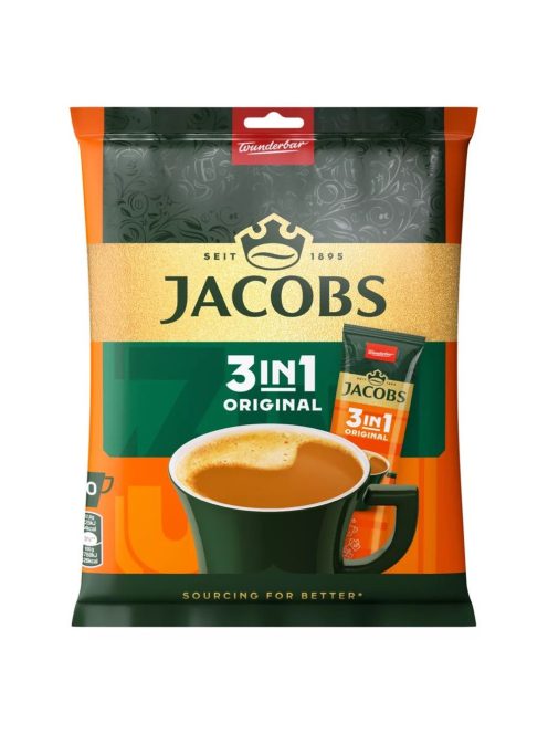 Kávé instant, 10 x 12,6 g, 3in1 JACOBS 