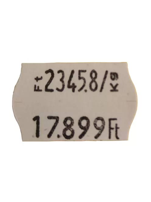 Árazógép 2 soros 8+6 karakter Jolly JS14