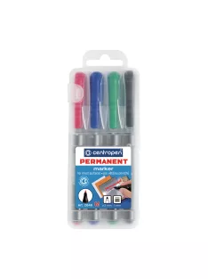 Alkoholos marker 1mm, M, Centropen 2846, 4 klf. szín