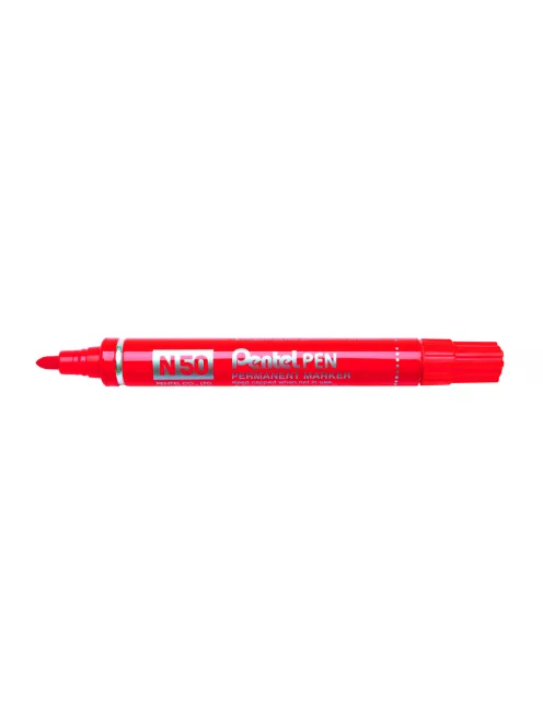 Alkoholos marker fém testű 4,3mm kerek hegyű N50-BE Pentel Extreme piros