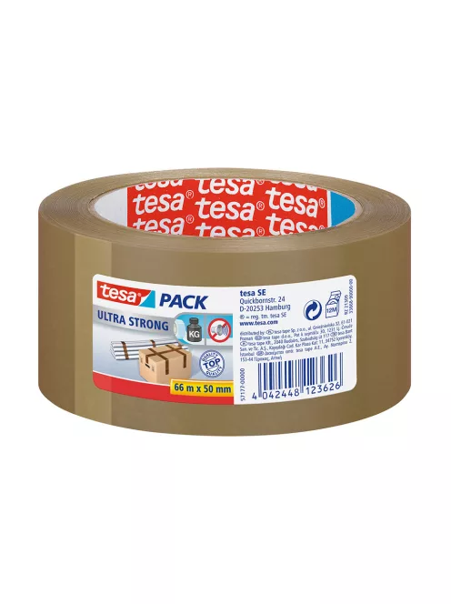 Ragasztószalag 50mmx66m ultra erős, Tesa barna