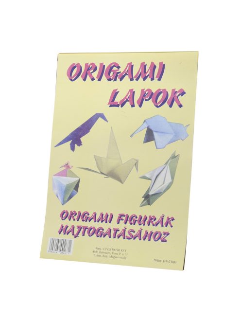 Origami papír A/4 20 lapos