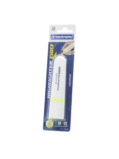   Szövegkiemelő 1-4,6mm, vágott hegyű, Centropen 6252 neon sárga