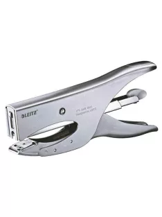   Tűzőgép, 40lap 24/6 és 24/8 hátultöltős 5549 Leitz ezüst