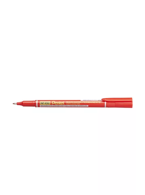 Alkoholos marker 1,2mm NF450-B Pentel vékony hegyű OHP S piros