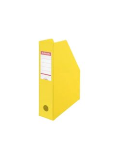   Iratpapucs 7cm, PVC/karton összehajtható Esselte Vivida sárga