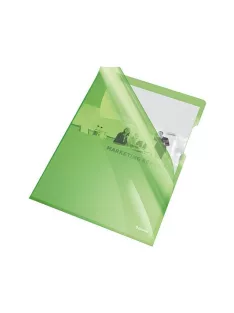   Genotherm 'L' A4, 150 micron víztiszta felület Esselte Luxus zöld