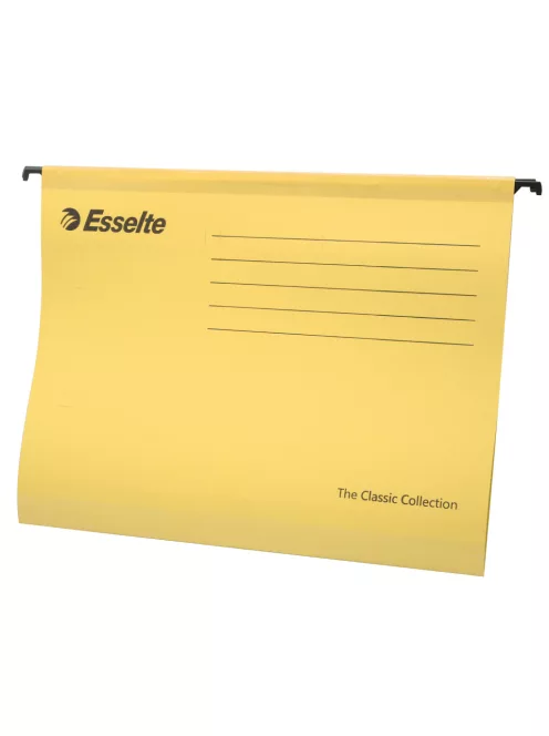 Függőmappa A4, karton Esselte Classic 90314, sárga