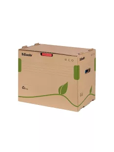   Archiváló konténer újrahasznosított karton iratrendezőnek Esselte Eco barna