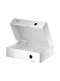   Archiválódoboz A4, 80mm, felfelé nyíló Leitz Infinity fehér