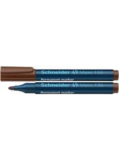   Alkoholos marker 1-3mm, kerek végű Schneider Maxx 130 barna