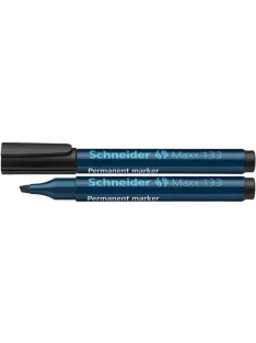   Alkoholos marker 1-4mm, vágott végű Schneider Maxx 133 fekete