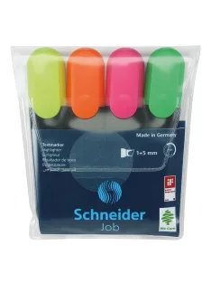   Szövegkiemelő készlet 1-5mm, Schneider Job 150. 4 klf. szín