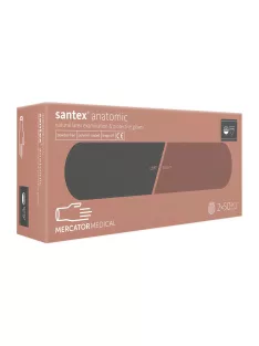   Gumikesztyű latex púdermentes, hosszú szárú S jobb/bal 2x50 db Santex fehér