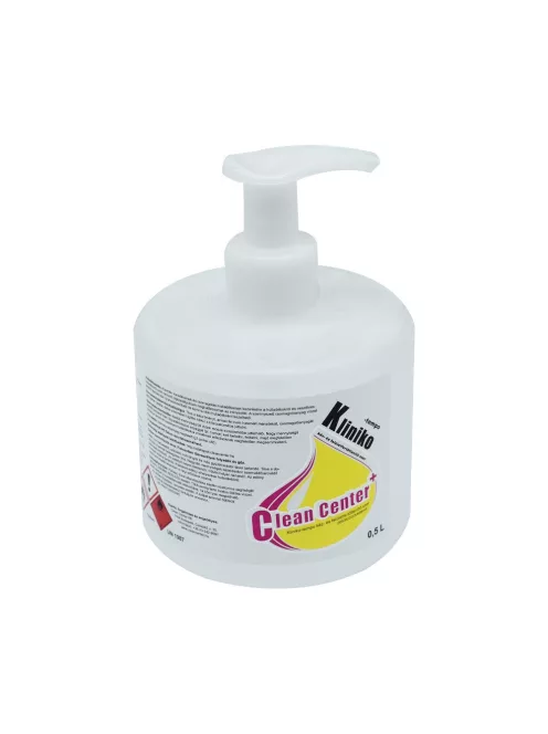 Kéz- és bőr- és felületfertőtlenítő pumpás 500 ml Kliniko-Tempo_Clean Center
