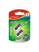 Hegyező 1 lyukú fém 2 db/bliszter Keyroad Metal