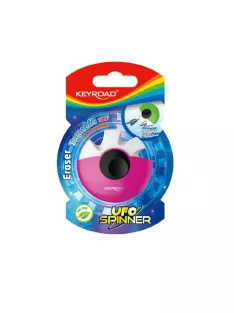 Radír, PVC mentes Keyroad Ufo Spinner vegyes színek