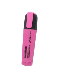   Szövegkiemelő vágott hegyű, lapos test Keyroad Fluo neon rózsaszín