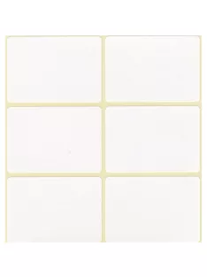 Etikett címke, 35x50mm, 10 lap, 6 címke/lap