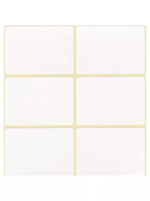 Etikett címke, 35x50mm, 10 lap, 6 címke/lap