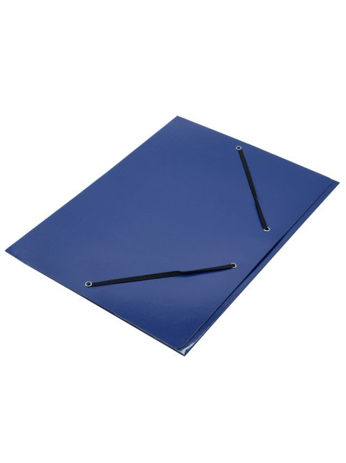 Gumis mappa FORNAX Glossy karton A/4 400 gr,kék