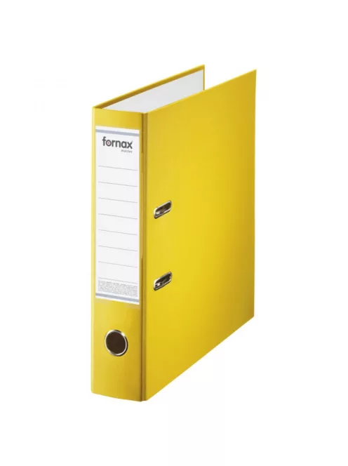 Iratrendező A4, 8cm, Fornax Master sárga