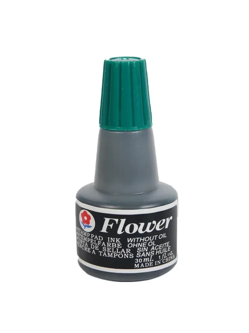 Bélyegzőfesték 30ml, Bluering® Flower zöld