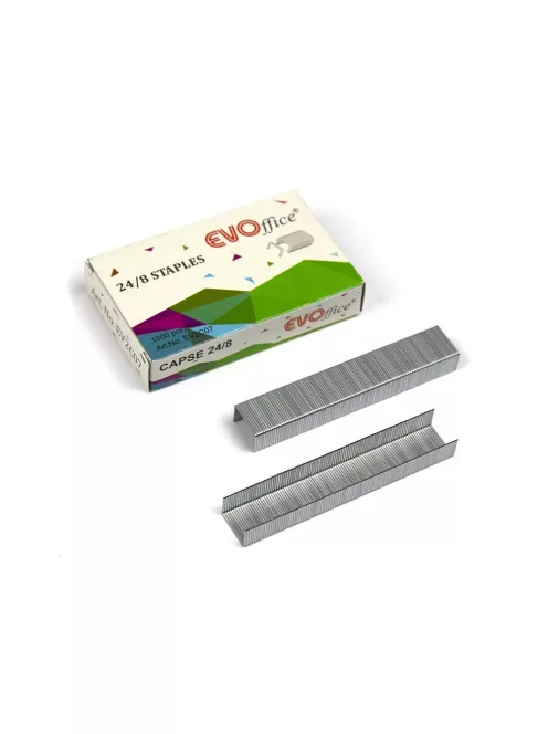 Tűzőkapocs 24/8 EVOFFICE 1000db/csomag