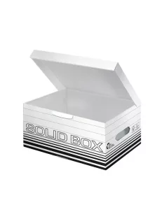   Archiváló doboz S méret, felfelé nyíló tetővel Leitz Solid Box fehér