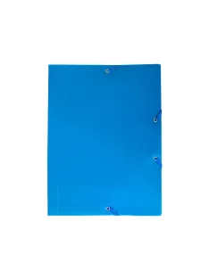 Gumis mappa A4, műanyag Bluering® kék