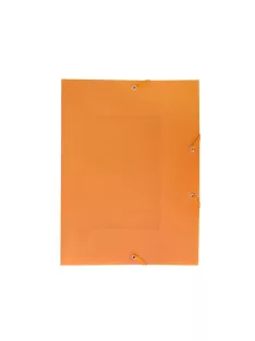 Gumis mappa A4, műanyag Bluering® narancssárga